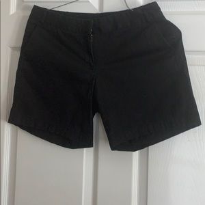 Black chino shorts